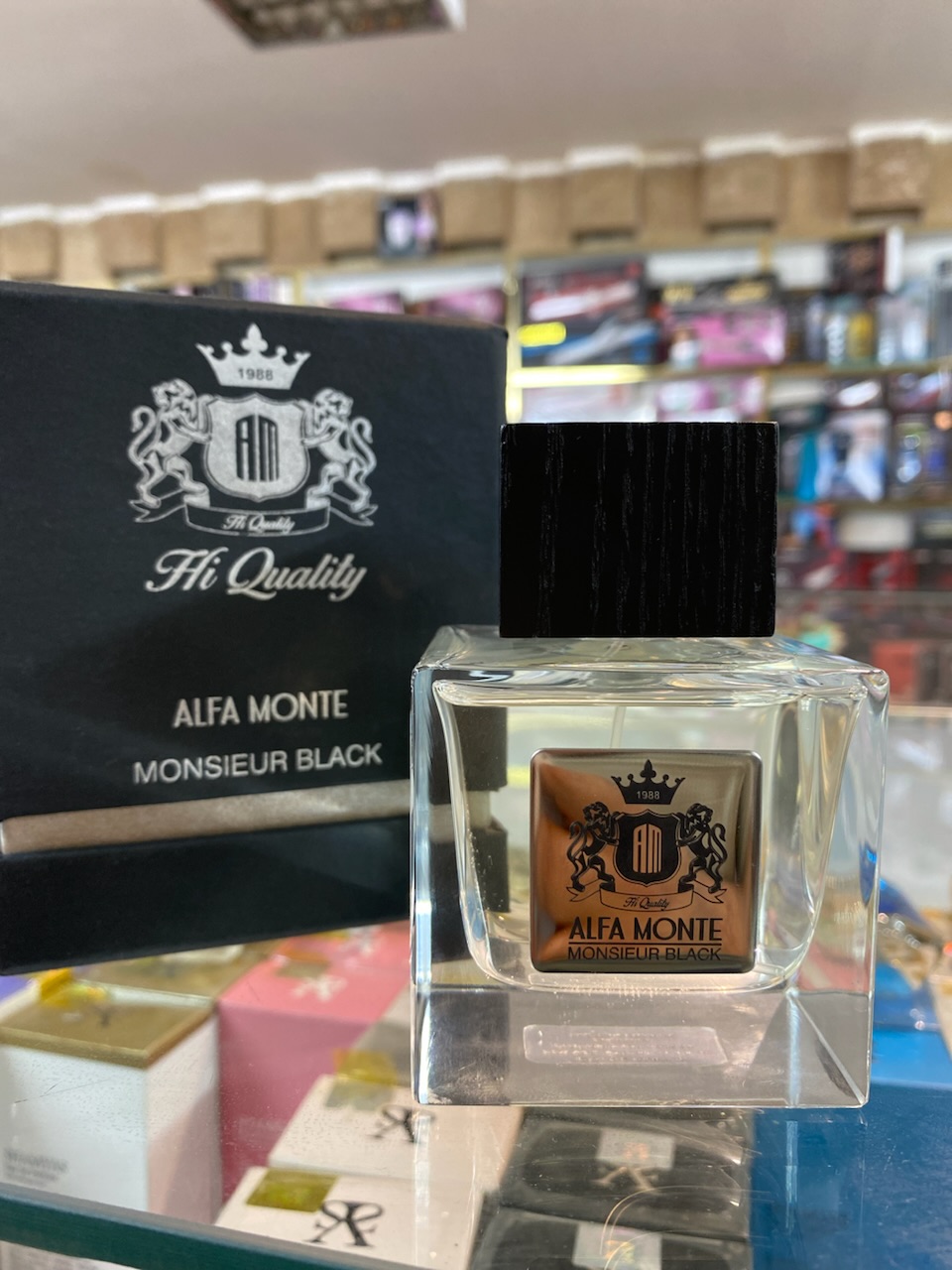 ادکلن آلفامونته Alfamonte مانژربلک MONSIEUR BLACKرایحه ساواج دیور100میل(پلمپ)اصلی